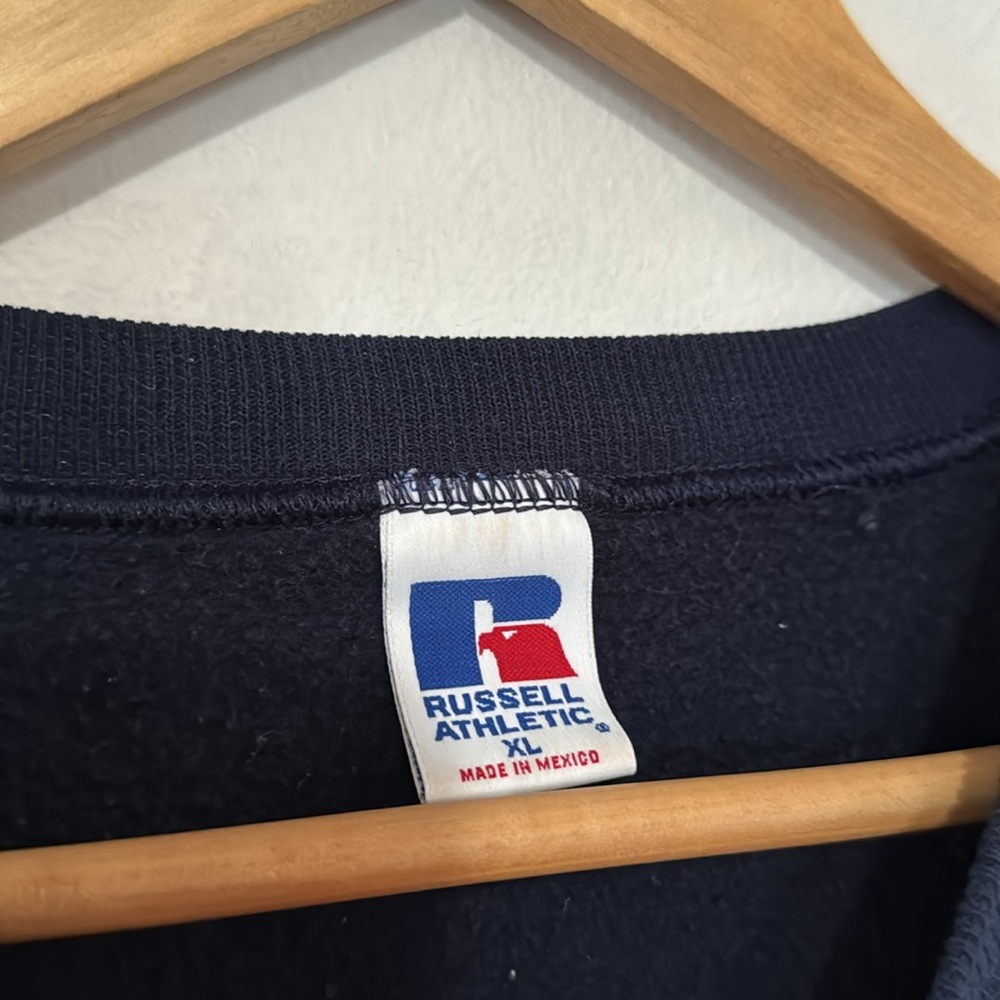 Vintage Russell Athletic Crewneck / XL / 90s / Navy Blue - Picture 5 of 6